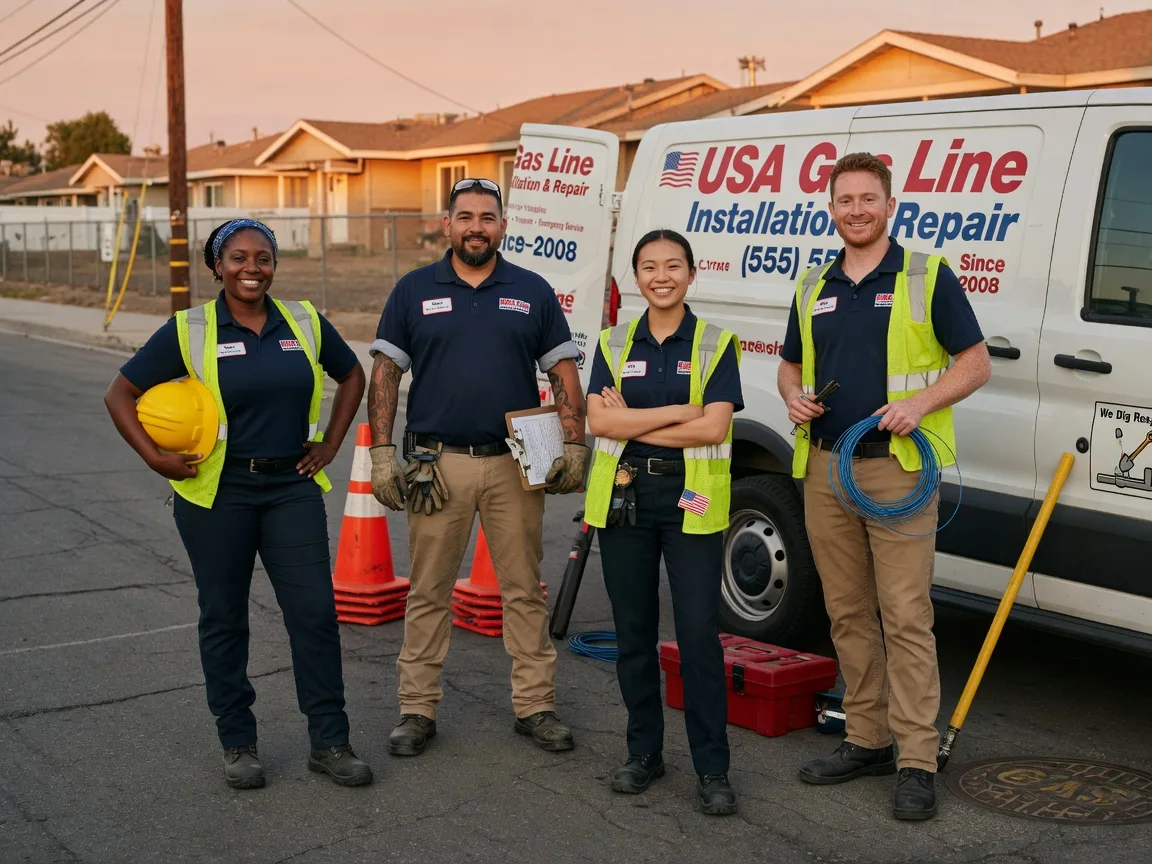 Gas Line Installation company in Spurger, TX